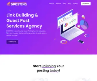 Gposting.com(High Quality Link Building & Guest Post Services Agency) Screenshot