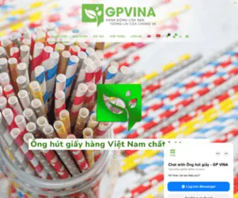 Gppaperstraw.vn(Paper straws) Screenshot