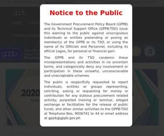 GPPB.gov.ph(Government Procurement Policy Board) Screenshot
