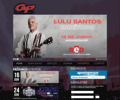 GPproducoes.com.br(GP Produções e Eventos) Screenshot