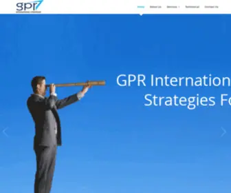 Gprinternational.com(GPR International) Screenshot