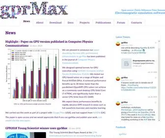 GPrmax.com(Electromagnetic simulation software) Screenshot