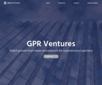 GPrventures.com(GPR Ventures) Screenshot