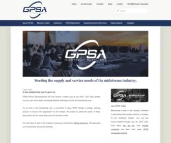 Gpsamidstreamsuppliers.org(GPSA Midstream Suppliers) Screenshot