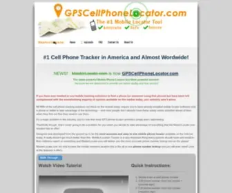 GPscellphonelocator.com(Online Cell Phone Tracker Tool) Screenshot