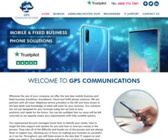 GPscomms.co.uk(Home) Screenshot