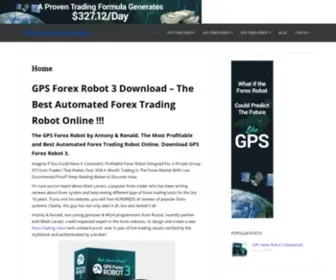 GPsforexrobotdownload.com(GPS Forex Robot) Screenshot