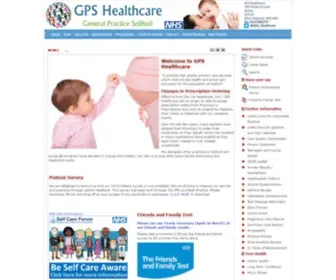 GPshealthcare.co.uk(GPS Healthcare) Screenshot