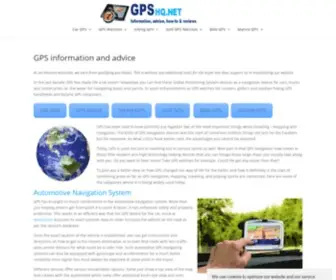 GPSHQ.net(GPS headquarters) Screenshot