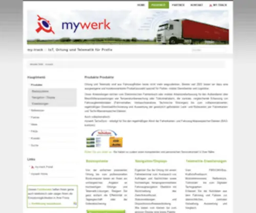 GPslive.com(Produkte) Screenshot