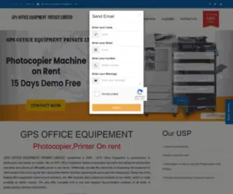 Gpsofficeequipment.co.in(GPS office) Screenshot