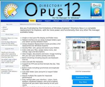 Gpsoft.com.au(Directory Opus for Windows) Screenshot