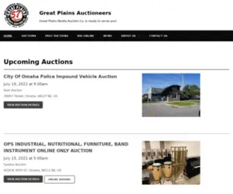 Gpsold.com(Great Plains Auctioneers) Screenshot