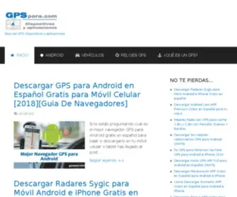 GPspara.com(Blog sobre el GPS con temáticas) Screenshot