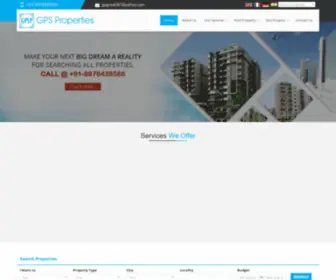 GPSproperties.co.in(GPS Properties) Screenshot