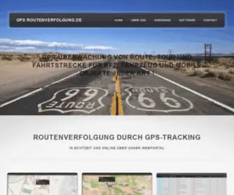 GPsroutenverfolgung.de(GPS Routenverfolgung von Fahrtstrecke) Screenshot