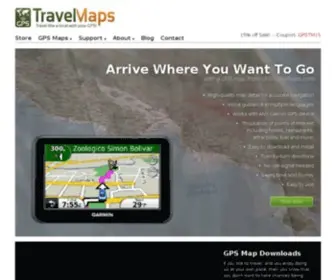 GPStravelmaps.com(GPS Maps for Garmin Nuvi) Screenshot