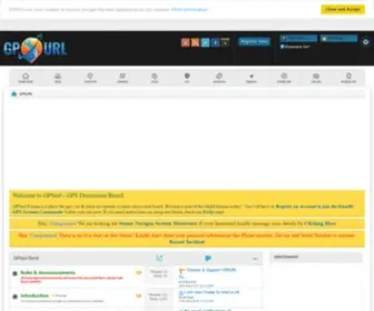 Gpsurl.com(GPS URL Forums) Screenshot