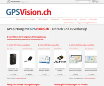 GPsvision.ch(Weiterleitung Onlineshop) Screenshot
