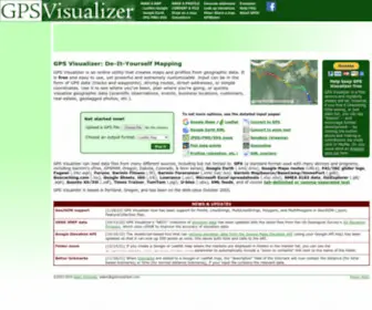 GPsvisualizer.com(GPS Visualizer) Screenshot