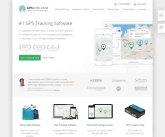 GPswox.com(#1 GPS Tracking Software) Screenshot