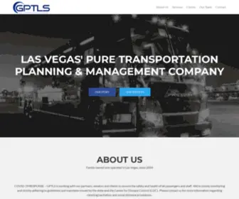 GPTLS.com(Las Vegas transportation management and logistics) Screenshot