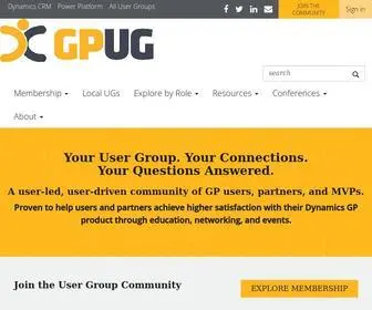 Gpug.com(Dynamics GP User Group) Screenshot