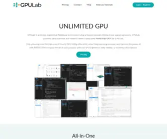 Gpulab.io(GPULab) Screenshot