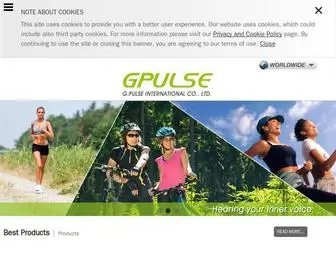 Gpulse.com(G.Pulse International Co) Screenshot