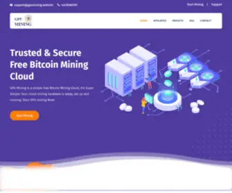 Gpumining.website(Gpumining website) Screenshot