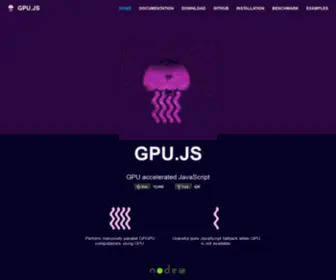 Gpu.rocks(GPU accelerated JavaScript) Screenshot