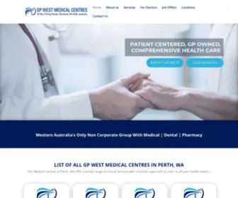 Gpwest.com.au(GPWEST MEDICAL CENTRE) Screenshot