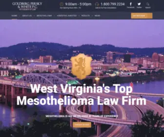 GPwlaw-WV.com(Top West Virginia Mesothelioma Lawyer) Screenshot