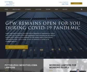 GPwlaw.com(Goldberg, Persky & White) Screenshot