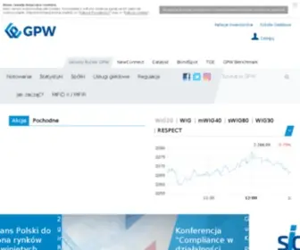 GPW.pl(Główny Rynek GPW) Screenshot