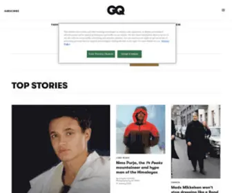 GQ-Magazine.co.uk(Men's fashion & style brought to you by industry experts at British GQ. GQ magazine) Screenshot