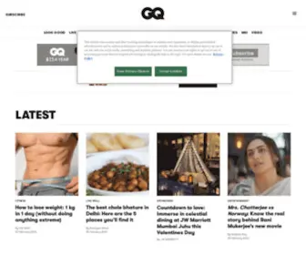 Gqindia.com(GQ India) Screenshot