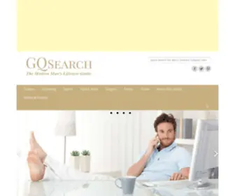 Gqsearch.com(Premiere Men's Interest Web Site) Screenshot