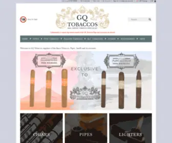 Gqtobaccos.com(GQ Tobaccos) Screenshot
