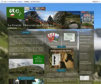GR10.fr(GR 10) Screenshot