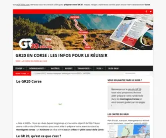 GR20-Infos.com(Nos conseils pour vous aider à réussir le GR20) Screenshot