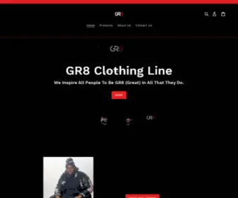 GR8Clothingline.com(GR8 CLOTHING LINE) Screenshot