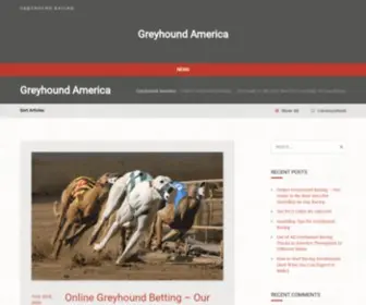 Gra-America.org(Greyhound racing) Screenshot