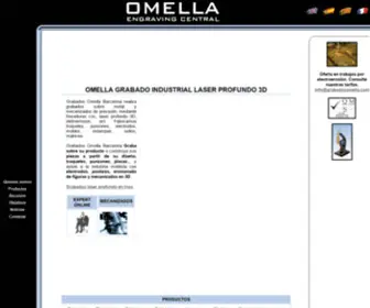 Grabadosomella.com(Grabados Industriales Laser Profundo Omella) Screenshot