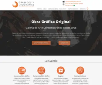 Grabadosylitografias.com(Galería de arte contemporáneo . Comprar y venta de Obra gráfica original) Screenshot