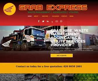 Grabexpress.co.uk(Grab Hire/Lorry Waste removal) Screenshot