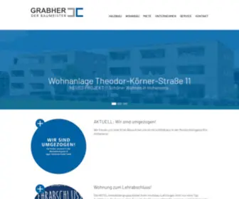 Grabher.at(GRABHER, Baumeister in Hohenems in Vorarlberg) Screenshot