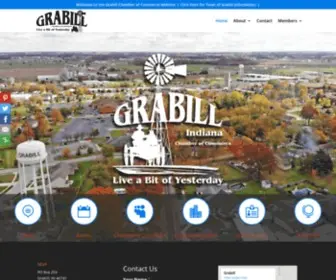 Grabill.net(Grabill Indiana Chamber of Commerce) Screenshot