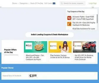 Grabon.in(Coupons, Offers, Promo Codes, Deals & Discounts) Screenshot