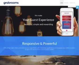 Grabrooms.com(Powerful and responsive booking engine) Screenshot